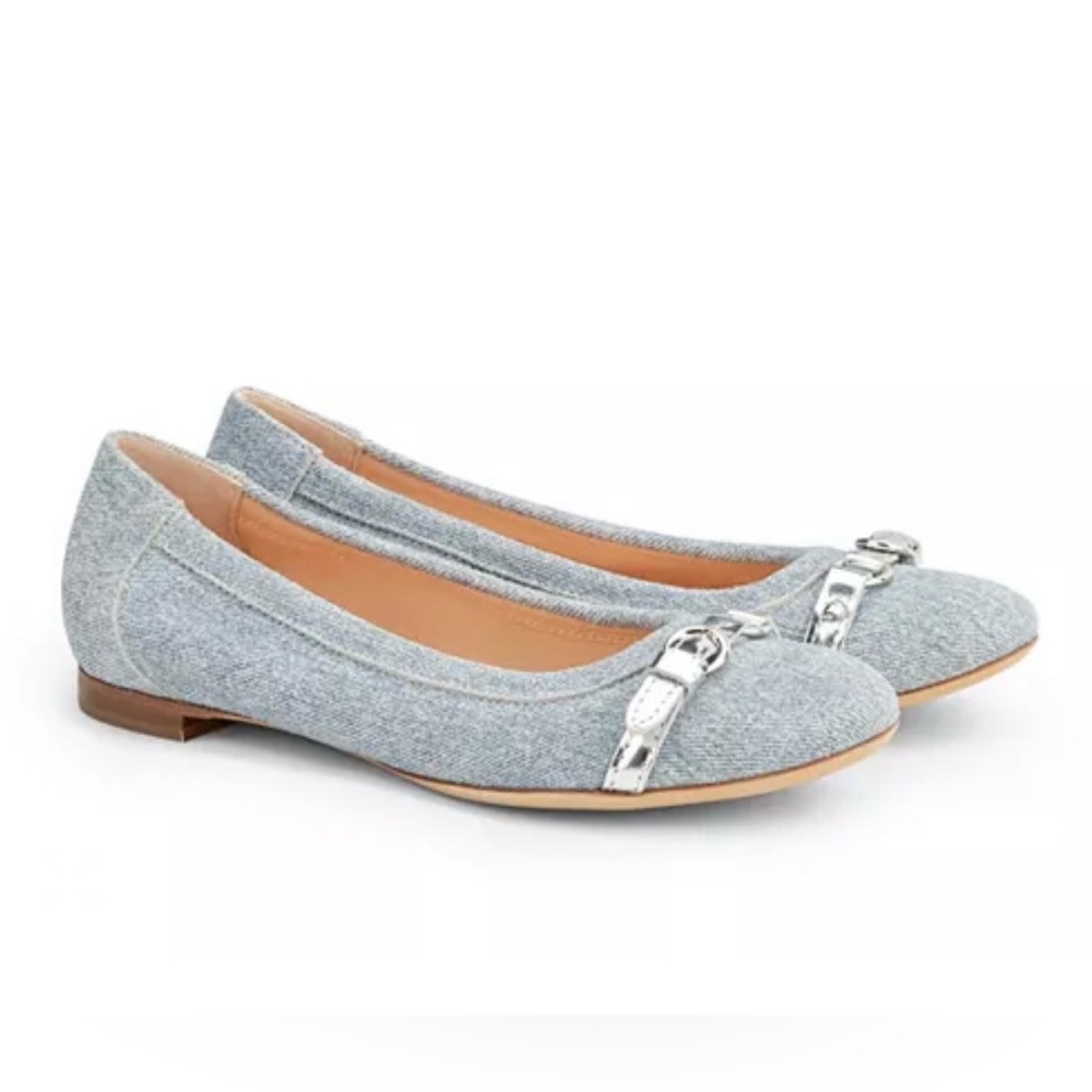 New AGL Monika Denim Ballet Flat size 9.5